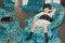Little Girl in a Blue Armchair Poster Print by Mary Cassatt # 55375